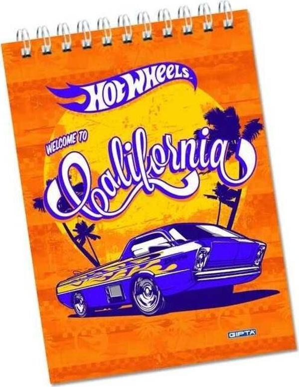 Gıpta Bloknot Mini Hot Wheels Spr Karton Kapak A7 40 Yaprak - Image 1