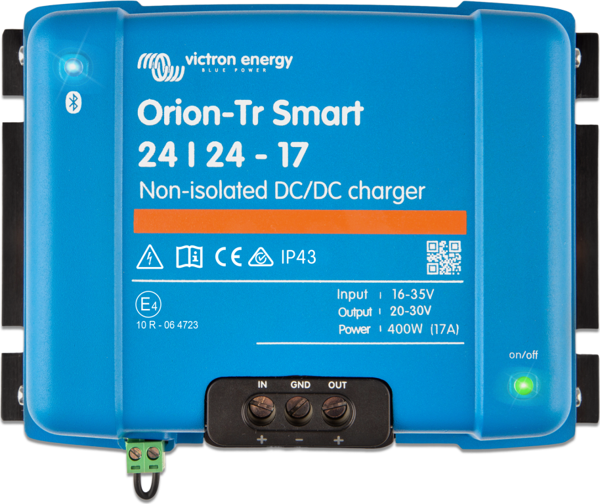 24/24V 17A İzolesiz DC DC Şarj Cihazı Charger Bluetooth Özellikli, ORI242440140, Victron - Image 1