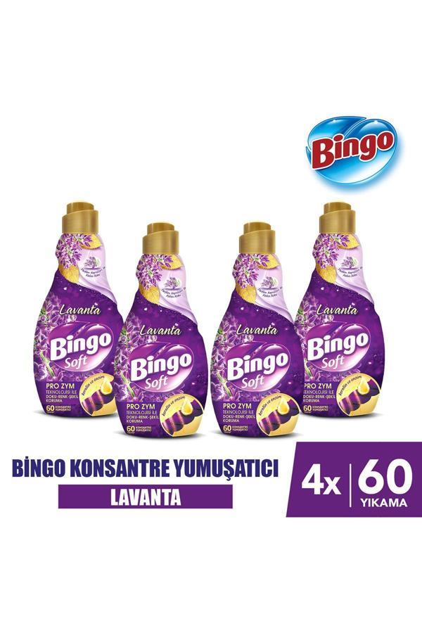  Soft Konsantre Çamaşır Yumuşatıcısı Lavanta 1440 ml X 4 Adet - Image 1