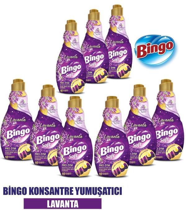  Soft Konsantre Çamaşır Yumuşatıcısı Lavanta 1440 ml X 9 Adet - Image 1