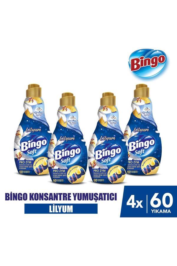  Soft Konsantre Çamaşır Yumuşatıcısı Lilyum 1440 ml X 4 Adet - Image 1