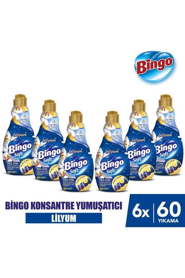  Soft Konsantre Çamaşır Yumuşatıcısı Lilyum 1440 ml X 6 Adet - Image 1