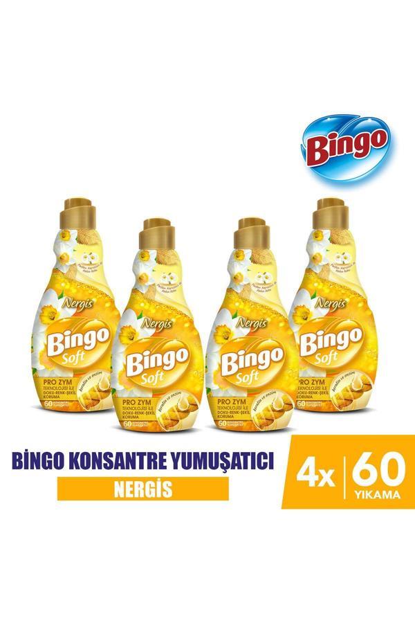  Soft Konsantre Çamaşır Yumuşatıcısı Nergis 1440 ml X 4 Adet - Image 1