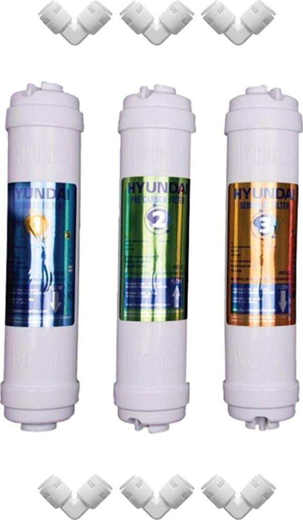 Hyundai Orjinal Hyundaı Su Arıtma Filtresi 3Lü Set - Nsf Onaylı - Image 1