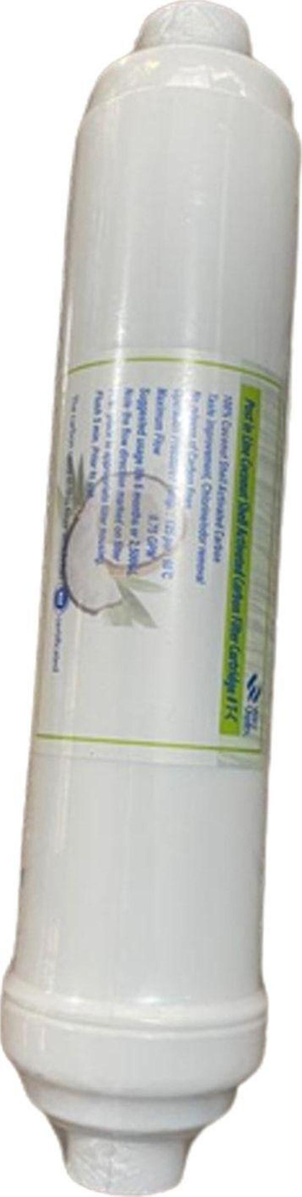 Water Quality 12" Inline Hnd. Post Karbon Coconut - Image 1