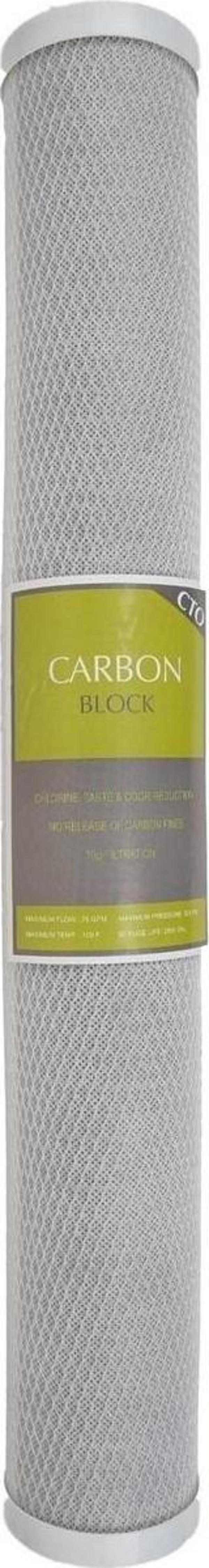 Yaman Group Açık Kasa Su Arıtma Cihazı 20" Inç Blok Karbon Filtre - Image 1