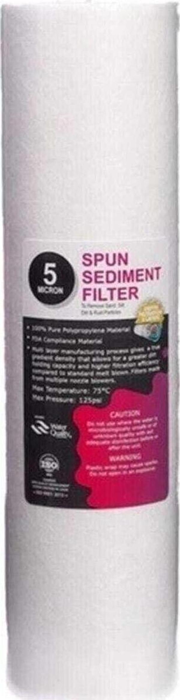 Yaman Group Esli Açık Kasa Su Arıtma Cihazı 5 Mikron Sediment Spun Filtre - Image 1