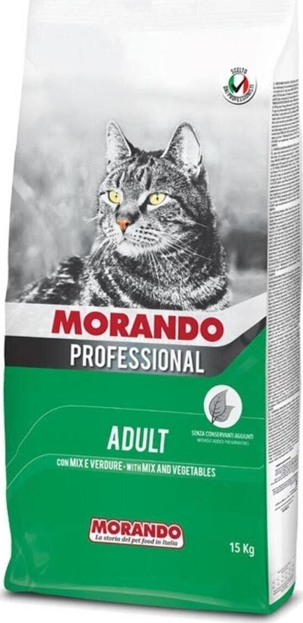 MORANDO Moranda Professyonel Gourmet Sebzeli Karışım Yetişkin Kedi Maması 15 Kg - Image 1