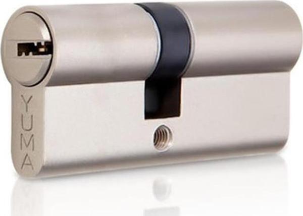 Yuma Ymk Hibrit Bilyalı Barel Saten 68 mm - Standart Çelik Kapı Kilidi - Image 1