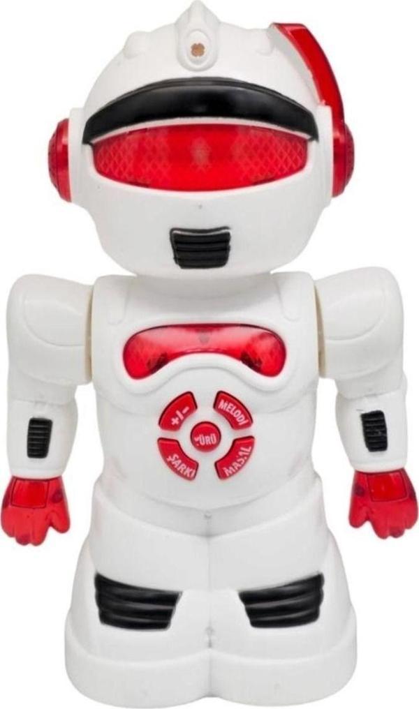 Robot Çarp Dön Sesli Işıklı 15 fonksiyonlu Robot 25 Cm - Image 1