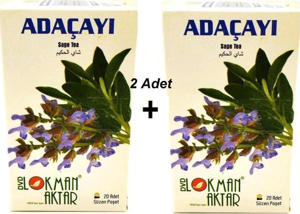 Lokman Aktar 2 kutu Adaçayı 2x20 Süzen Poşet - Image 1