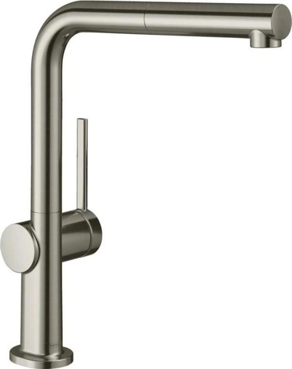 Hansgrohe Talis M54 Eviye Bataryası 270 Spiralli 1jet Paslanmaz Çelik 72808800 - Image 1