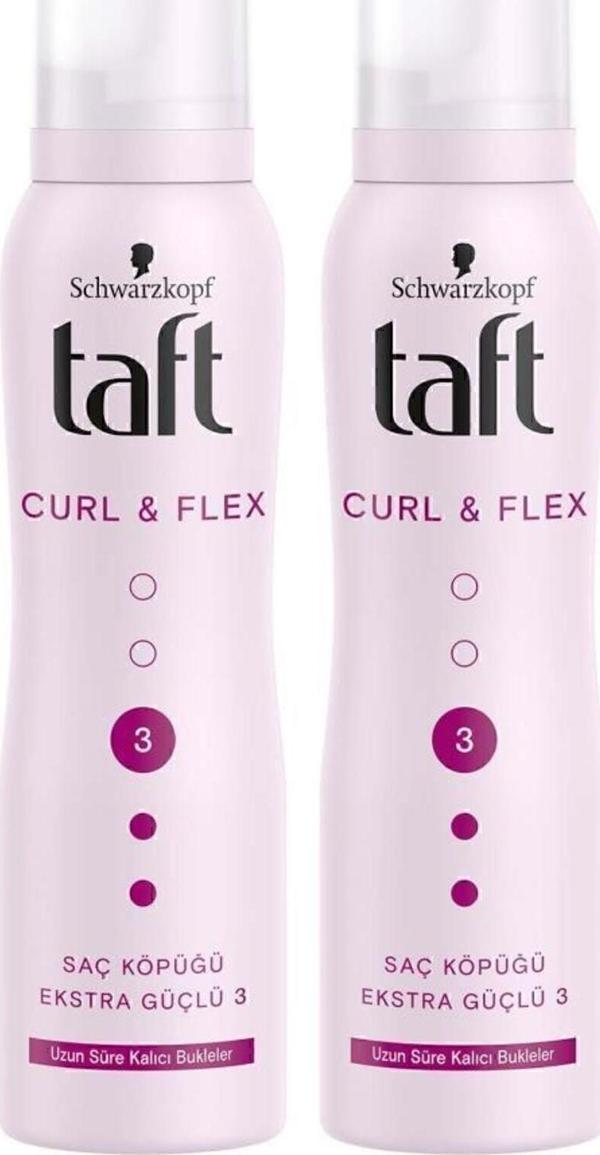 TAFT SAÇ SPREYİ 150 ML CURL&FLEX 2 ADET - Image 1