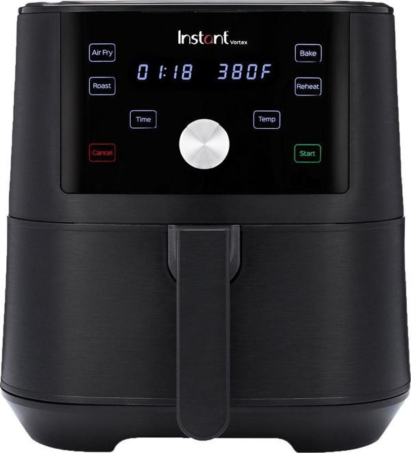 Instant Vortex 5.7 Litre 4'ü 1 Arada İşlevli Yapışmaz ve Yıkanabilir Sepetli Air Fryer 140-3030-01-EU - Image 1