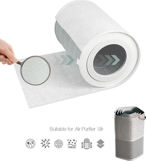 Purmed 10 Adet Electrolux Pure A9 PA91-404GY Hava Temizleyici Uyumlu Toz Tutucu Ön Filtre - Image 1