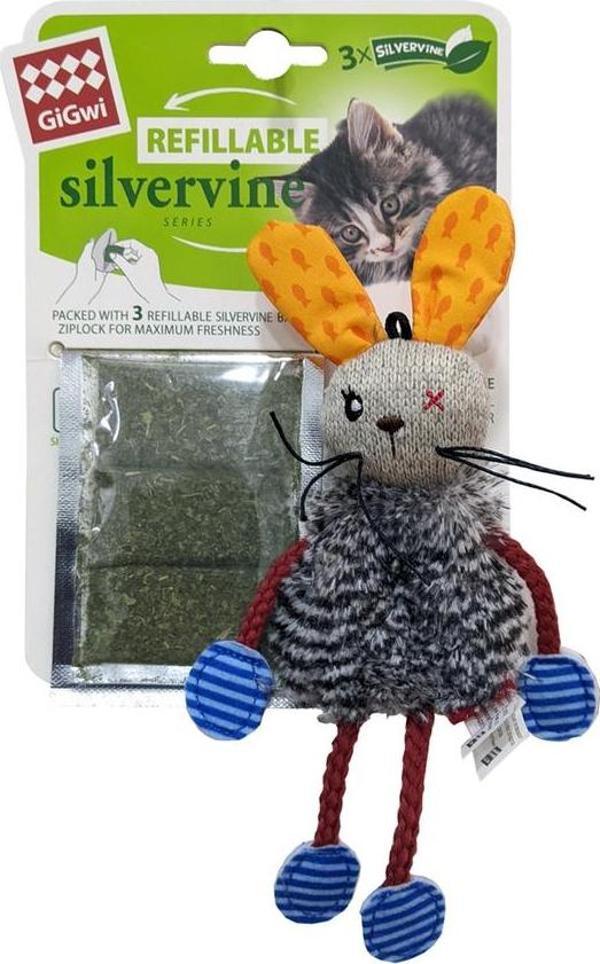 7514 Catnipli (Doldurulabilir) Tavşan Kedi Oyuncağı - Image 1