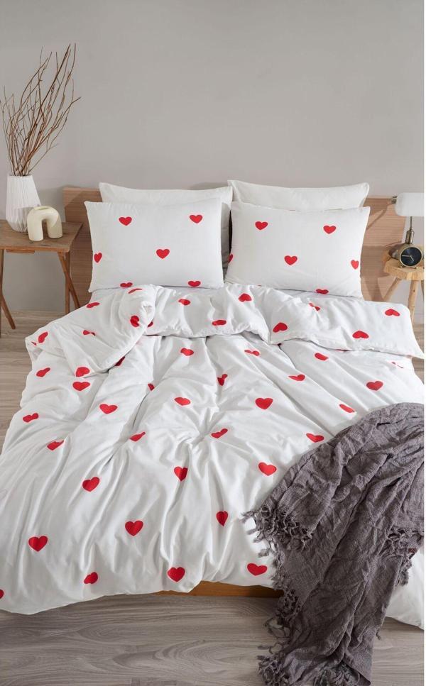 Loyal Home Çift Kişilik Nevresim Takımı - Sonsuz Aşk (Kalpli) - Image 1