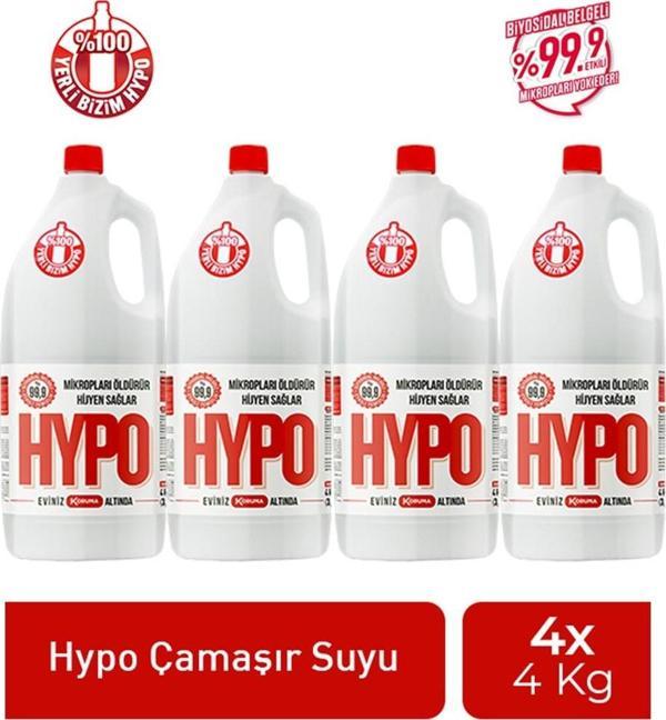 Hypo Çamaşır Suyu 4 kg x 4 Adet - Image 1