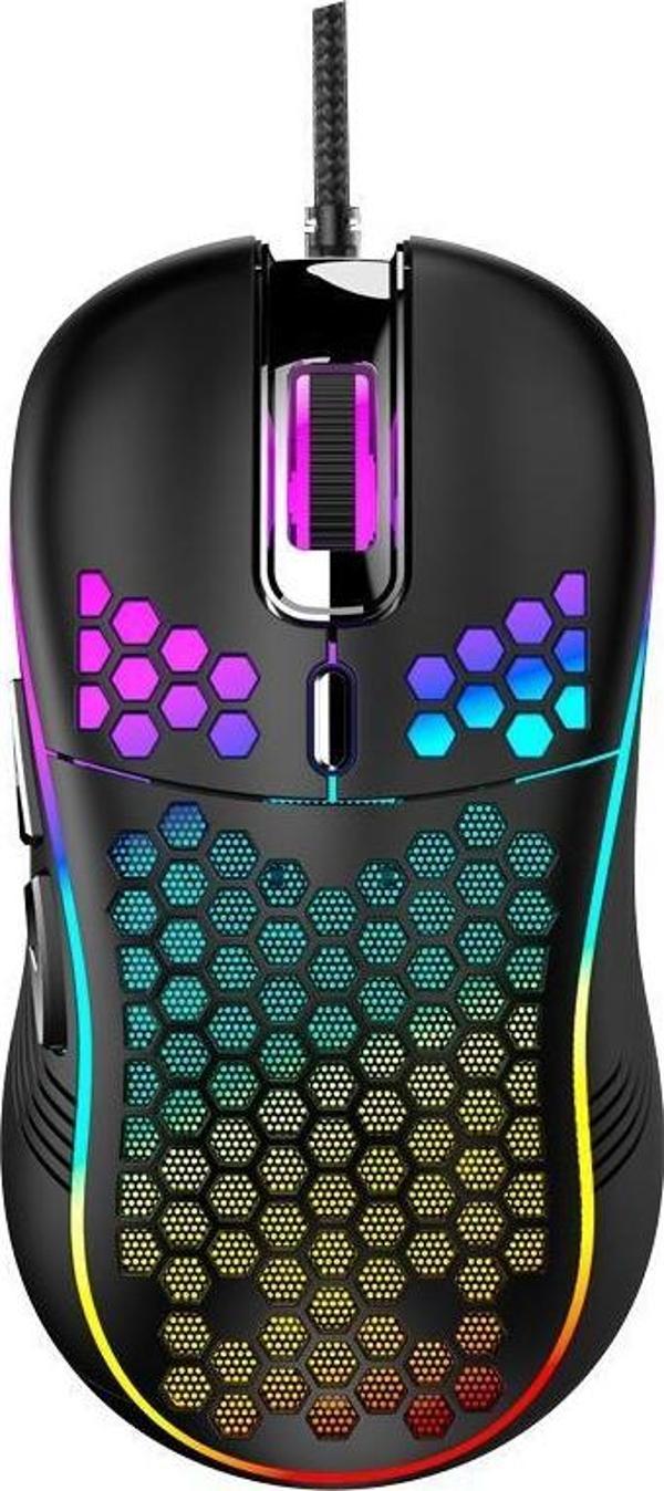 Valkyrie RGB Led Işıklı 6 Tuşlu 7200DPI Gaming Oyuncu Mouse Siyah - Image 1
