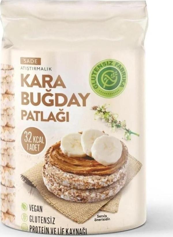 Glutensiz Fabrika Karabuğday Patlağı 100 gr - Image 1