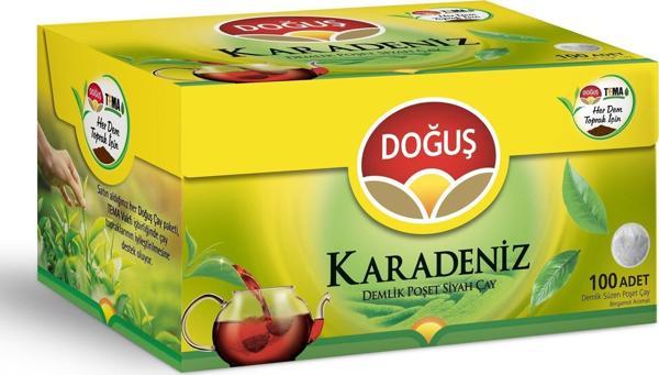 Doğuş Karadeniz Demlik Poşet Çay 100 Adet - Image 1