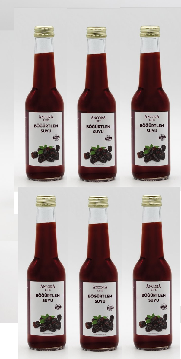 Ancora Sıkma Böğürtlen Suyu 250 Ml X 6 Adet - Image 1
