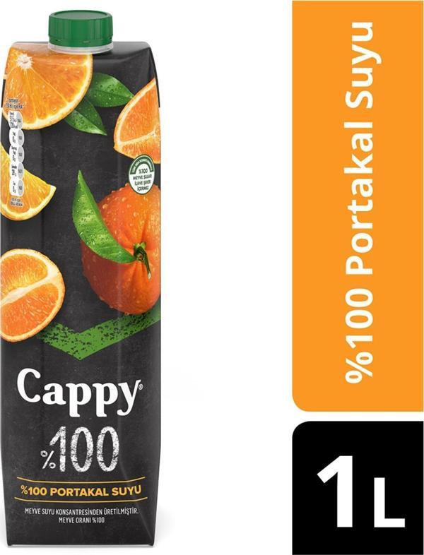 Cappy %100 Portakal Meyve Suyu 1 Lt - Image 1
