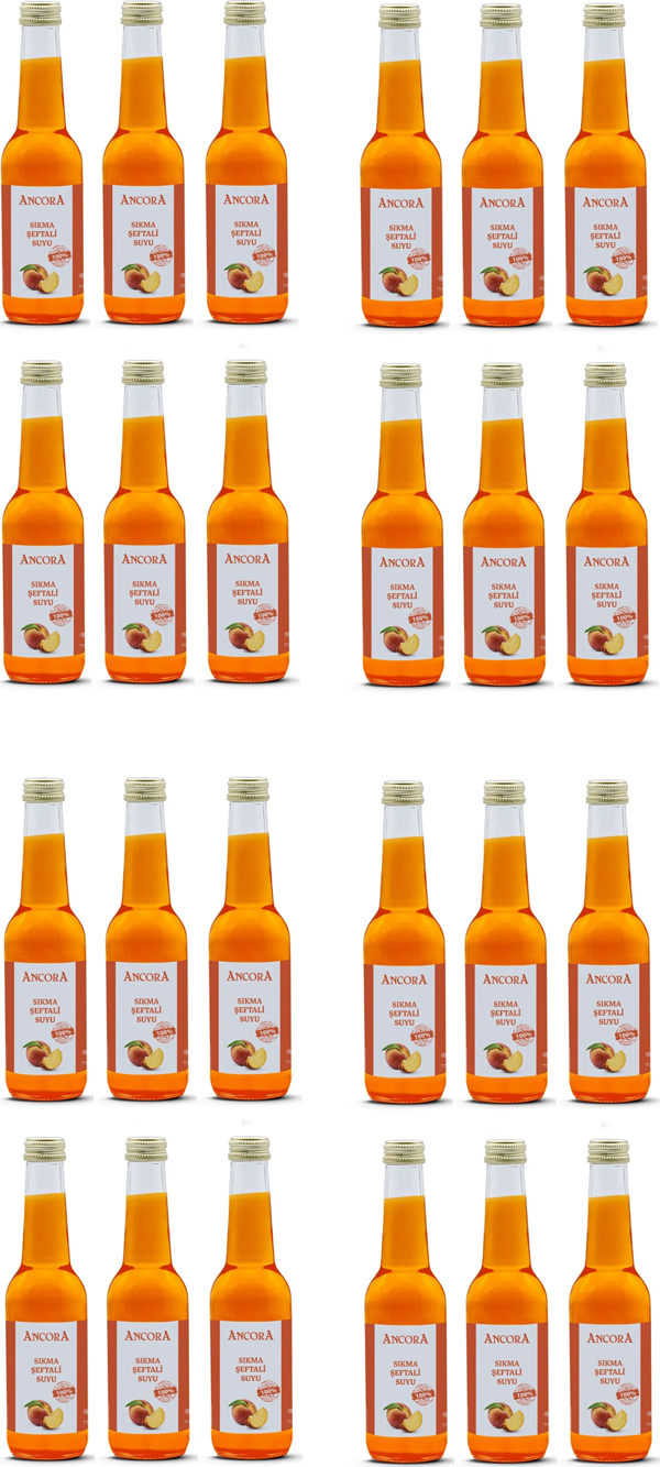 Ancora Sıkma Şeftali Suyu 250 Ml X 24 Adet - Image 1