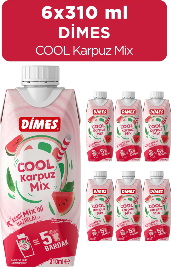 Dimes Cool Karpuz Mix 310 Ml X 6 Adet - Image 1
