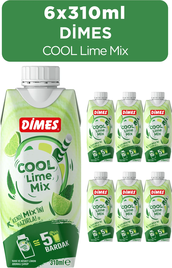 Dimes Cool Lime Mix 310 Ml X 6 Adet - Image 1