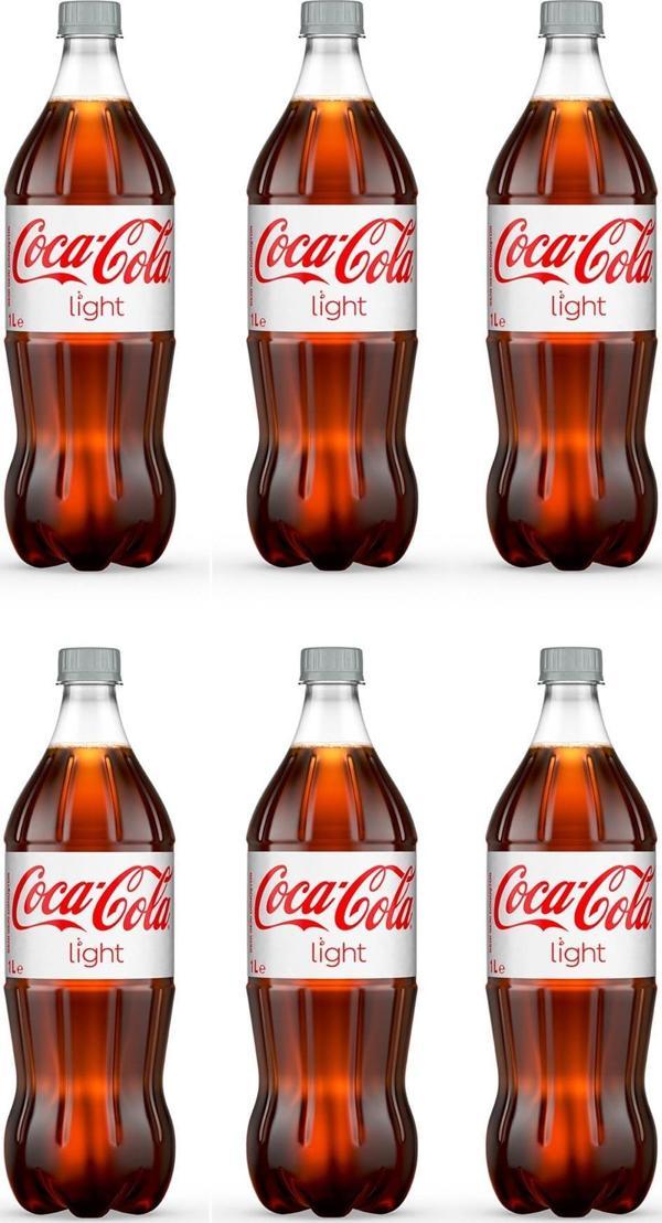 Coca Cola Kola Light 1 Lt X 6 Adet - Image 1