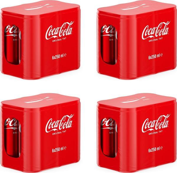 Coca Cola Kola Orijinal Tat 250 Ml X 24 Adet - Image 1