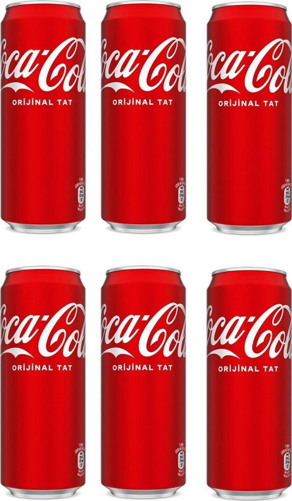Coca Cola Kola Orijinal Tat 330 Ml X 6 Adet - Image 1