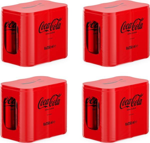Coca Cola Kola Zero Sugar 250 Ml X 24 Adet - Image 1
