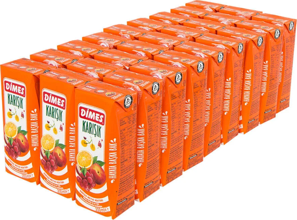 Dimes Karışık Meyve Nektarı 200 Ml X 27 Adet - Image 1