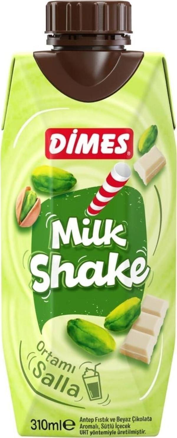 Dimes Milkshake Antep Fıstık Ve Beyaz Çikolata Aromalı 310 Ml - Image 1