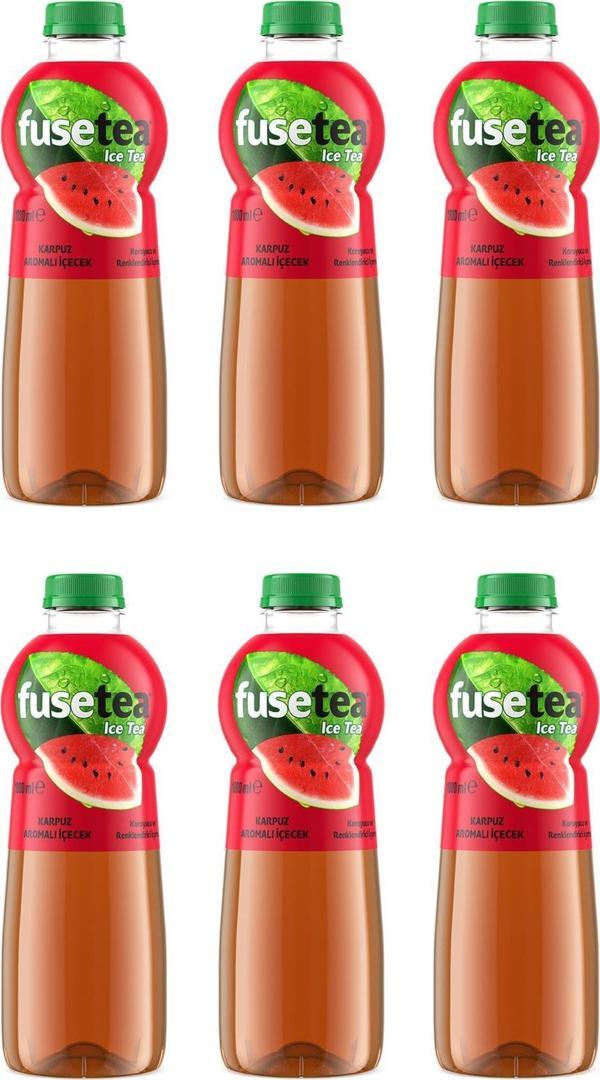 Fuse Tea Karpuz Aromalı Soğuk Çay 1 Lt X 6 Adet - Image 1