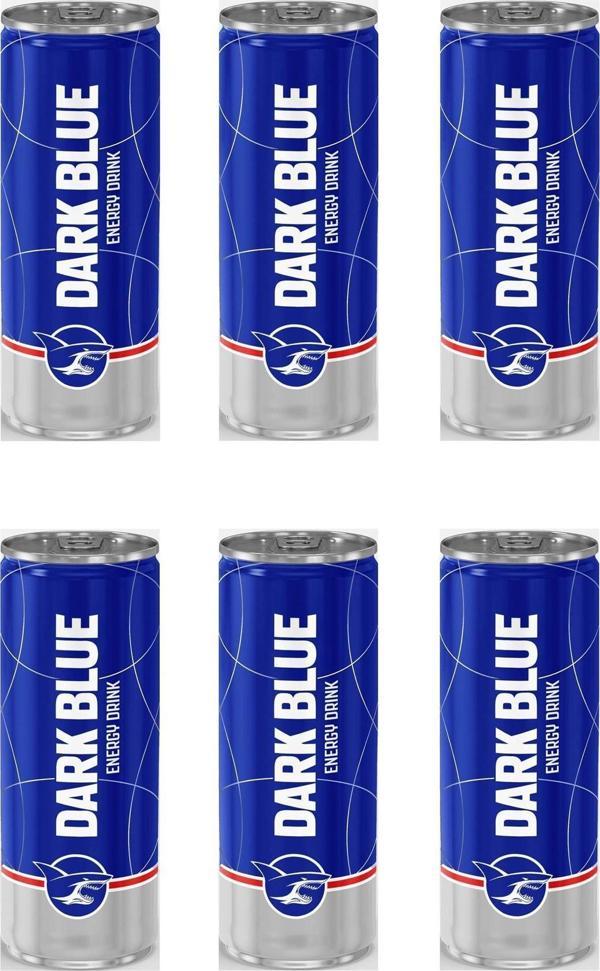 Dark Blue Enerji İçeceği 250 Ml X 6 Adet - Image 1