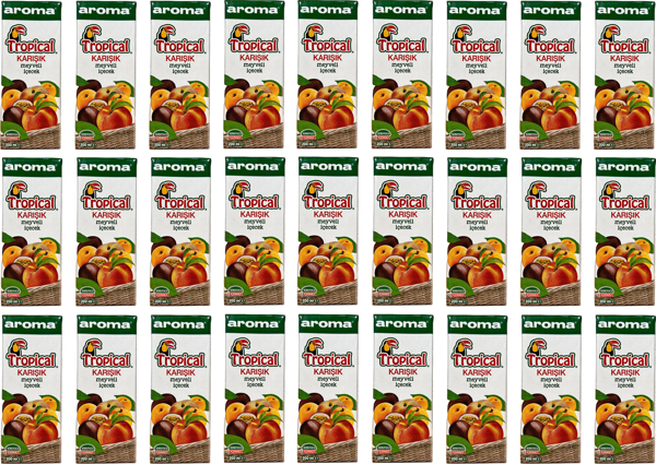 Aroma Tropical Karışık Meyveli İçecek 200 Ml X 27 Adet - Image 1
