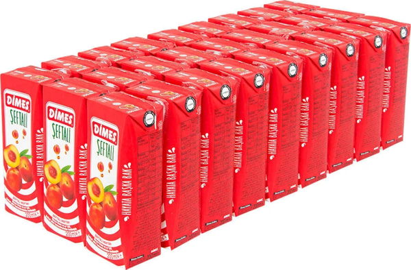 Dimes Şeftali Nektarı 200 Ml X 27 Adet - Image 1