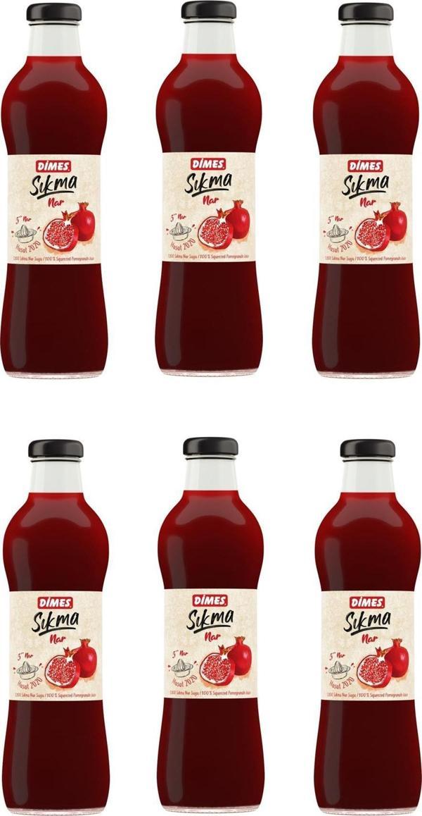 Dimes Sıkma %100 Nar Suyu 700 Ml X 6 Adet - Image 1