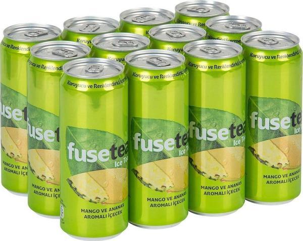 Fuse Tea Mango Ve Ananas Aromalı Soğuk Çay 330 Ml X 12 Adet - Image 1