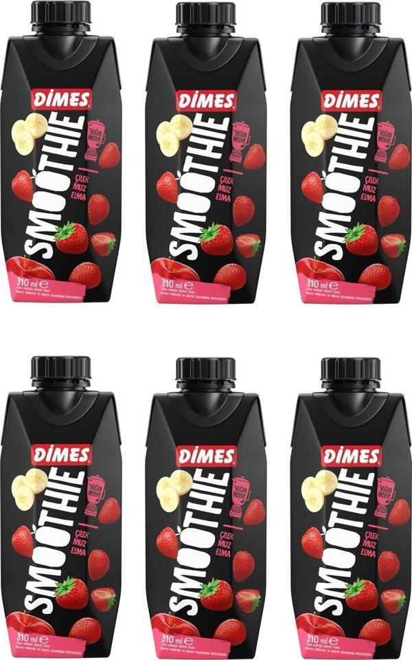 Dimes Smoothie Çilek Muz Elma 310 Ml X 6 Adet - Image 1