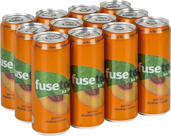 Fuse Tea Şeftali Aromalı Soğuk Çay 330 Ml X 12 Adet - Image 1