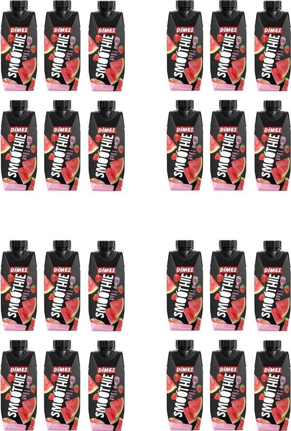 Dimes Smoothie Karpuz Çilek Elma 310 Ml X 24 Adet - Image 1