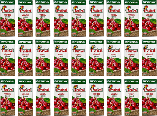Aroma Tropical Vişneli İçecek 200 Ml X 27 Adet - Image 1