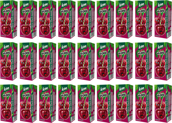 İçim Vişne Aromalı Meyve Suyu 200 Ml X 27 Adet - Image 1