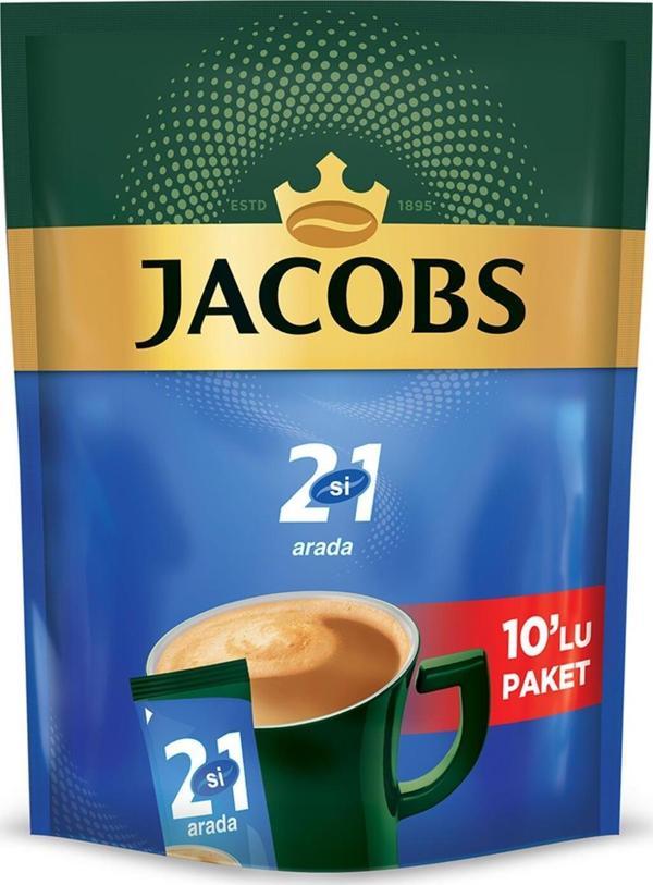 Jacobs 2Si1 Arada Kahve 10,5 Gr X 10 Adet - Image 1