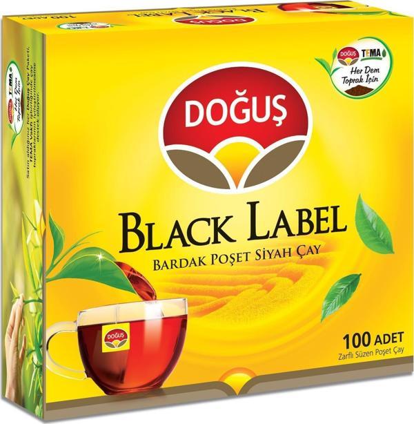 Doğuş Black Label Bardak Poşet Çay 100 Adet - Image 1