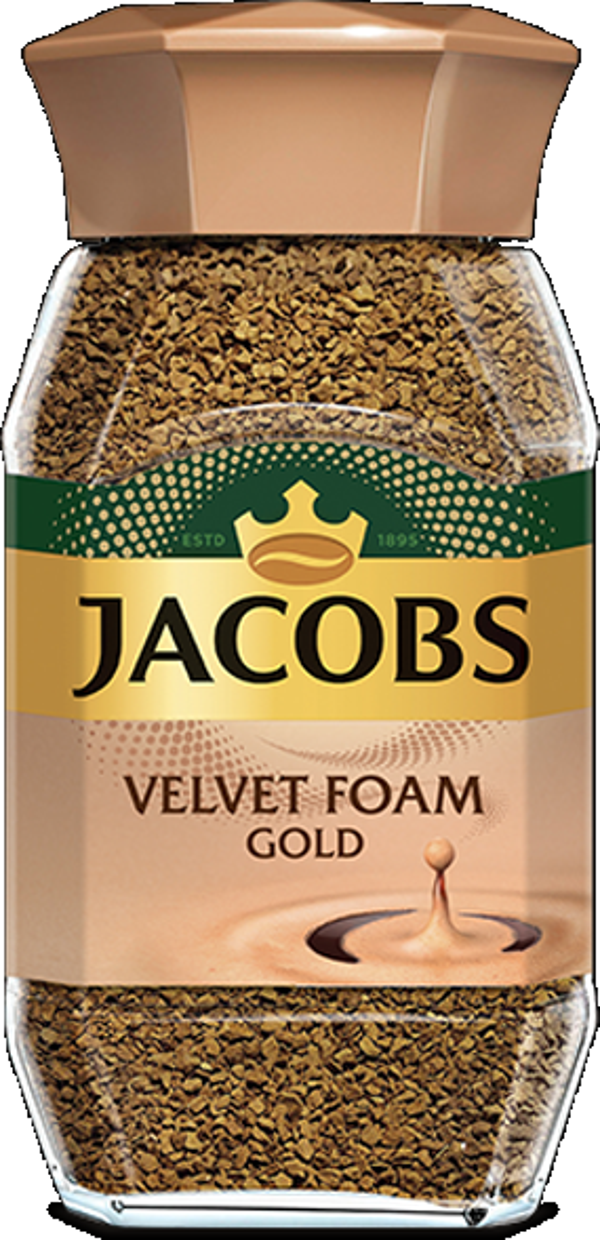 Jacobs Velvet Foam Gold Kavanoz Kahve 100 Gr - Image 1